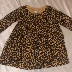 3-6 month leopard top